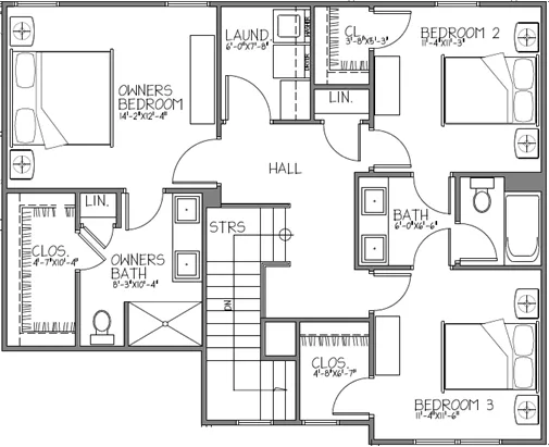 Juniper second floor floor plan