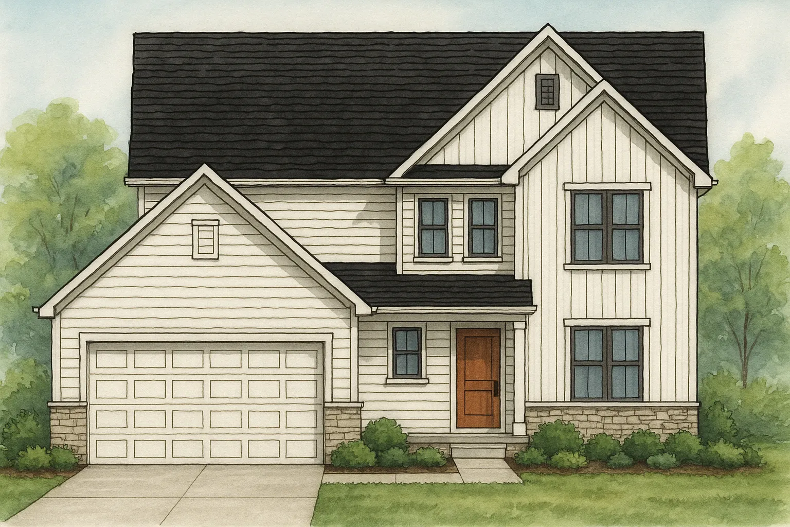 Juniper exterior rendering