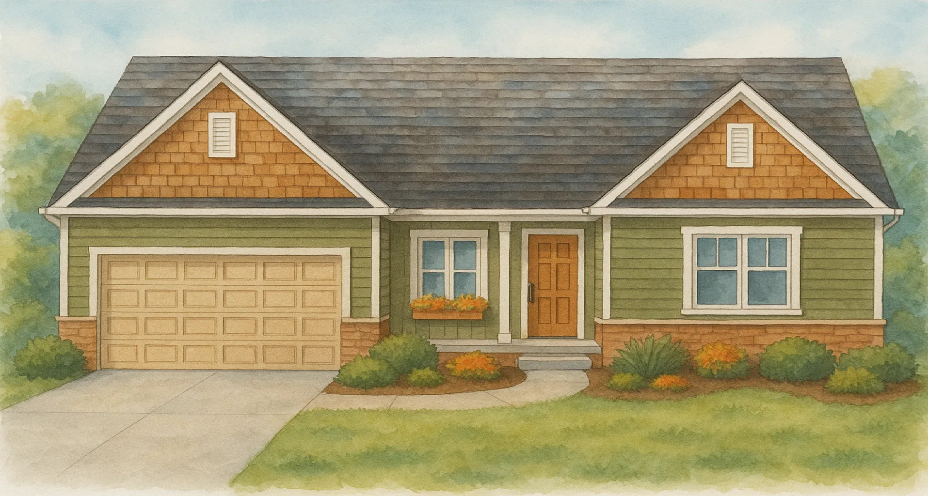 Magnolia exterior rendering